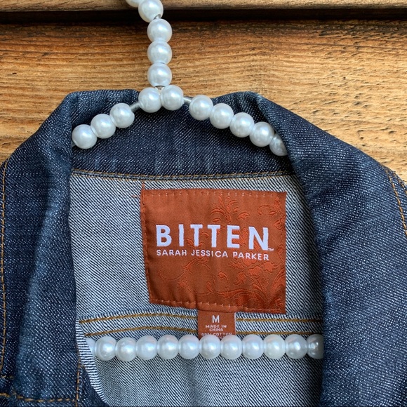 Bitten Sarah Jessica Parker Denim Jean Jacket - Picture 2 of 8